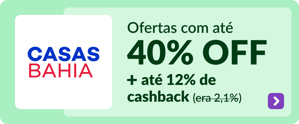 Ofertas com até 40% OFF