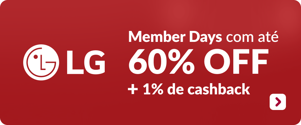 Member Days com até 60% OFF