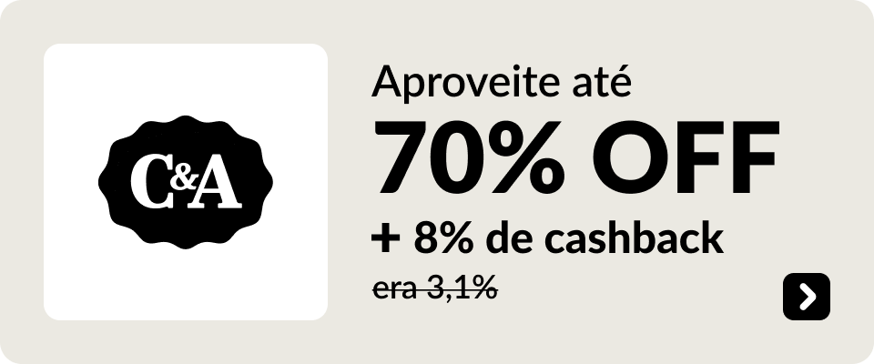 Aproveite até 70% OFF