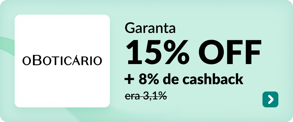 Garanta 15% OFF