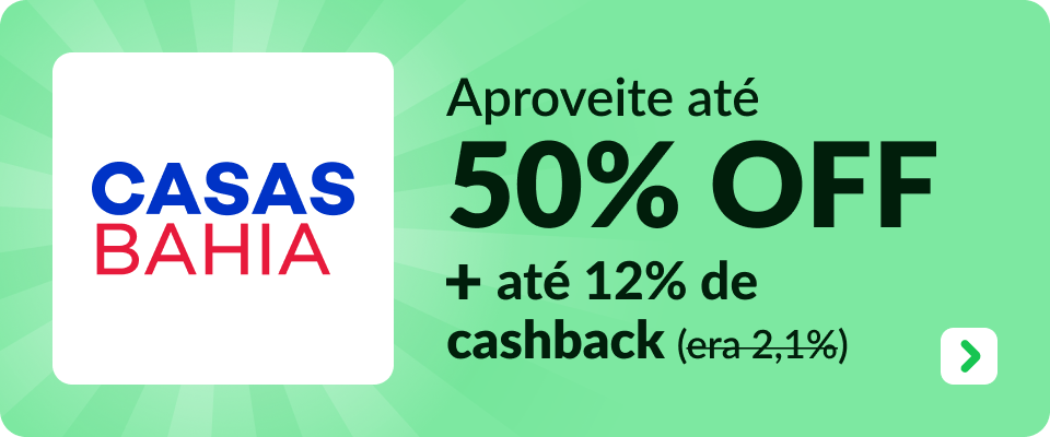 Aproveite até 50% OFF