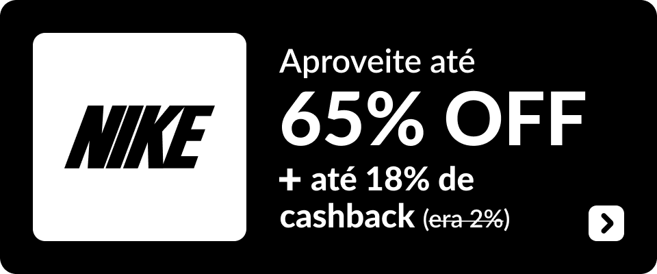 Aproveite até 65% OFF