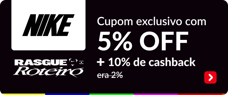 Cupom exclusivo com 5% OFF