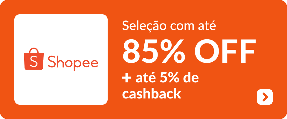Seleção com até 85% OFF 