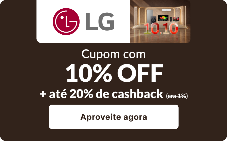 Cupom com 10% OFF