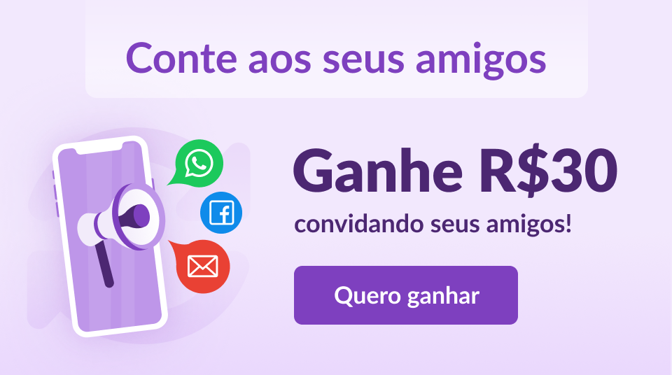 Ganhe dinheiro nos indicando aos seus amigos!