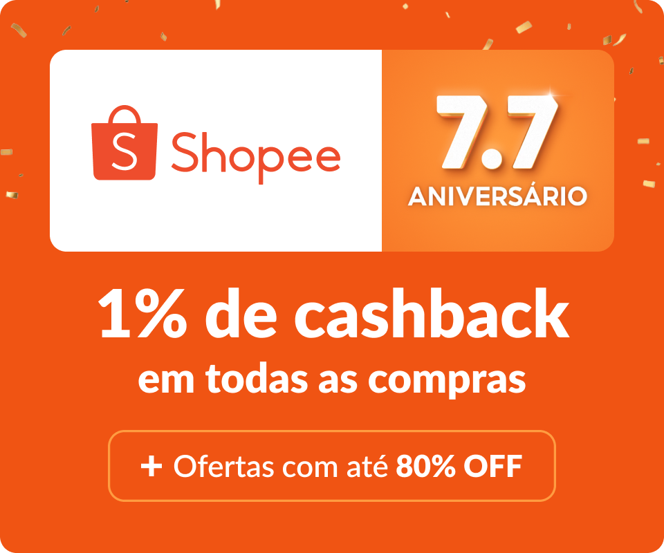 Shopee com cashback em todas as compras
