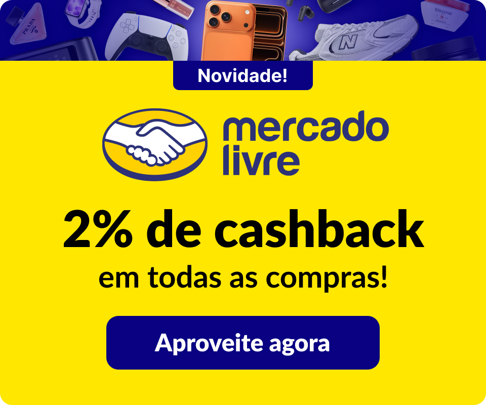 Ganhe cashback em Mercado Livre!