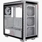 Gabinete Gamer XPG Battlecruiser, Super Mid Tower, ARGB, com FAN, Laterais e Frontal em Vidro, Branco - 75260030