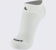 Meia Lupo Cano Baixo Dry Fit Running Branca - 41-44